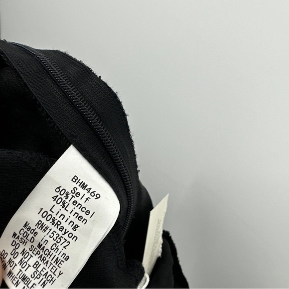 Bohme Black Cutout Tie Front Jumpsuit Sz Small NWT - Picture 5 of 5